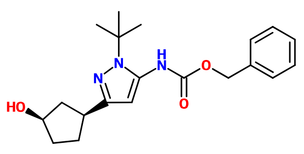 (image for) MC085536 Benzyl N-[2-tert-butyl-5-[(1S,3R)-3-hydroxycyclopentyl]pyrazol-3-yl]carbamate